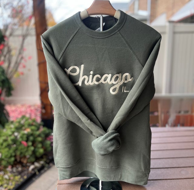 Chicago Sports Gray Crewneck Sweatshirt Chicago Bears Women's